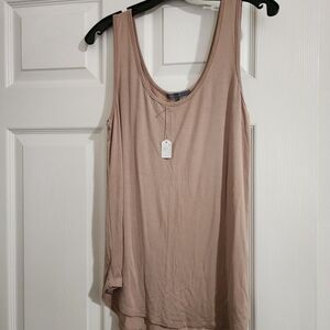 Emma's Closet Women's Beige Tank Top Size L NWT